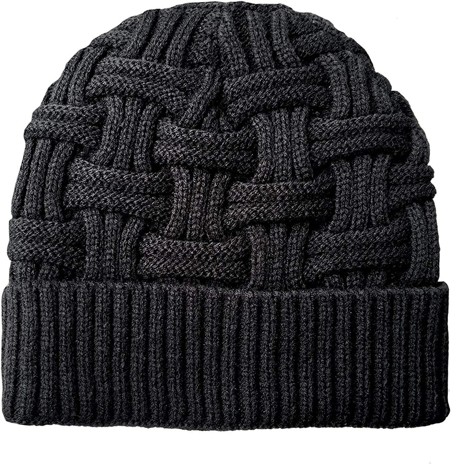 Loritta 2 Pack Winter Beanie Hat Set Warm Knitted Slouchy Thick Baggy Beanie Skull Cap for Men Women Gifts - Image 4